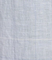 Cremieux Blue Label French Linen Plaid Short Sleeve Woven Shirt
