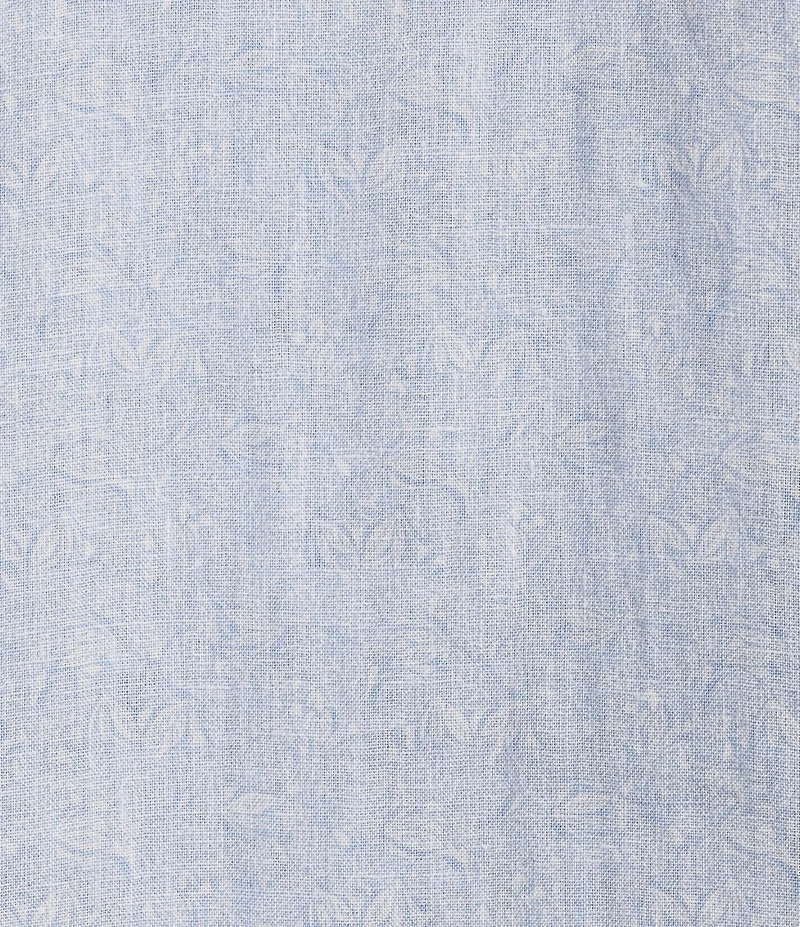 Cremieux Blue Label French Linen Pineapple Print Short Sleeve Woven Shirt