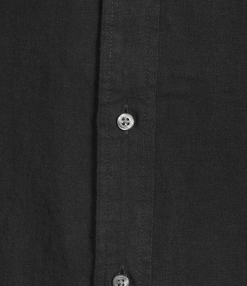 Cremieux Blue Label French Linen Solid Short Sleeve Woven Shirt