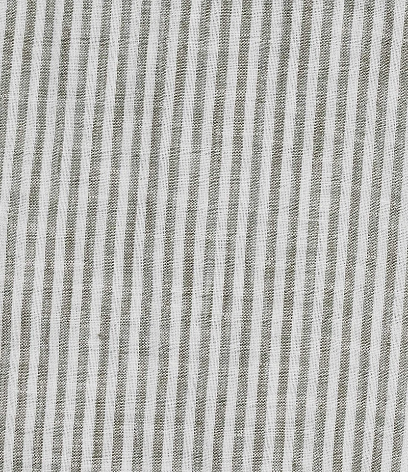 Cremieux Blue Label French Linen Stripe Long Sleeve Woven Shirt