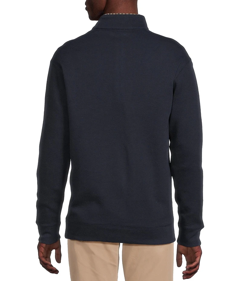 Cremieux Blue Label French Rib Mock Neck Pullover