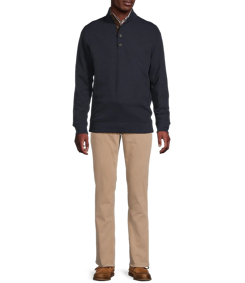 Cremieux Blue Label French Rib Mock Neck Pullover