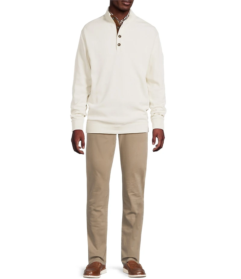 Cremieux Blue Label French Rib Mock Neck Pullover