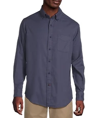 Cremieux Blue Label Garment Dyed Oxford Long Sleeve Woven Shirt