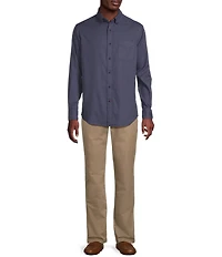 Cremieux Blue Label Garment Dyed Oxford Long Sleeve Woven Shirt