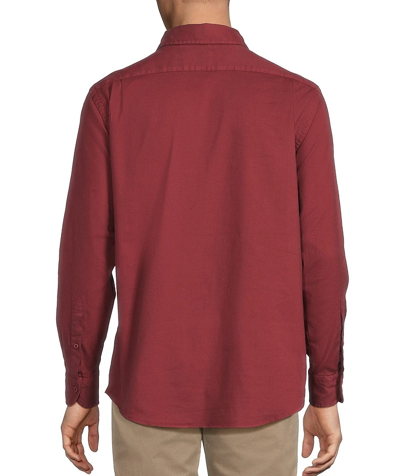 Cremieux Blue Label Garment Dyed Oxford Long Sleeve Woven Shirt