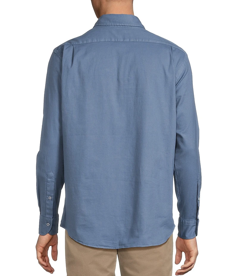 Cremieux Blue Label Garment Dyed Oxford Long Sleeve Woven Shirt