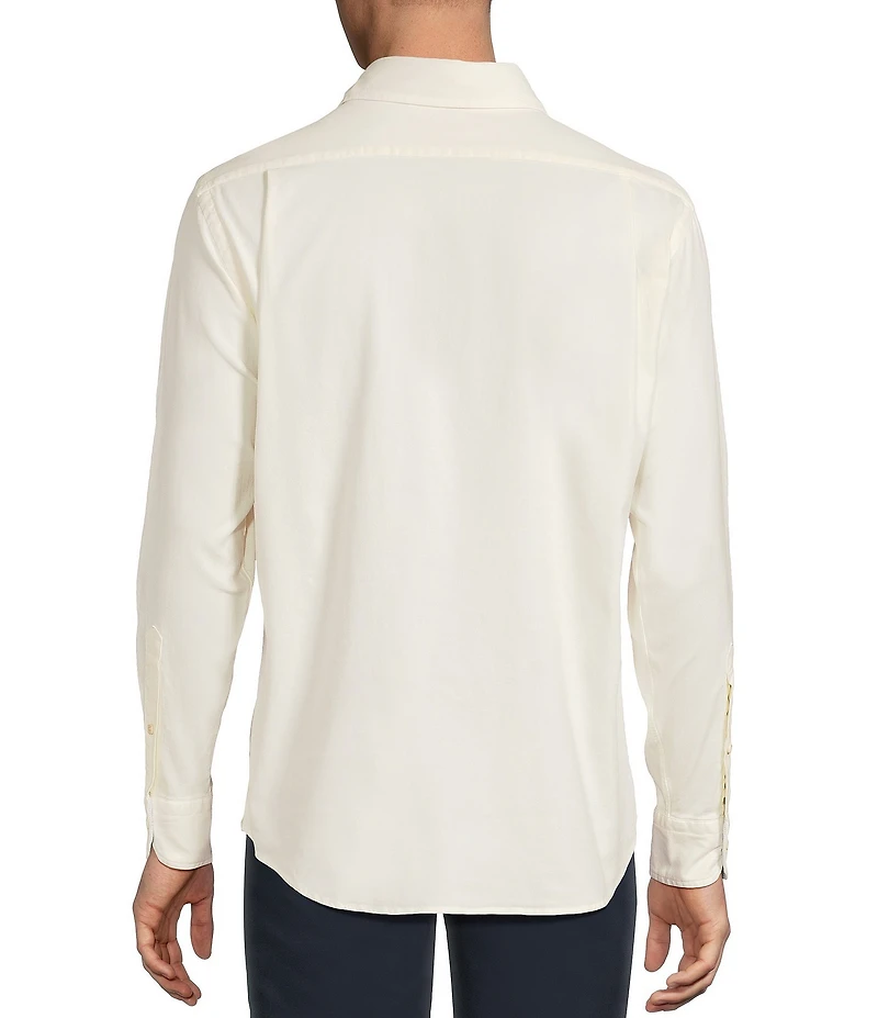 Cremieux Blue Label Garment Dyed Oxford Long Sleeve Woven Shirt