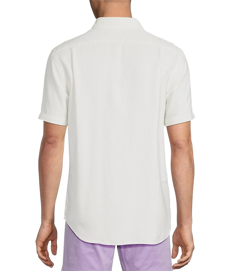 Cremieux Blue Label Garment Dyed Short Sleeve Woven Shirt