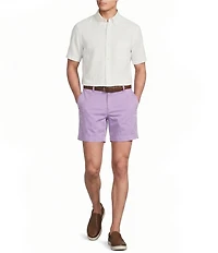 Cremieux Blue Label Garment Dyed Short Sleeve Woven Shirt