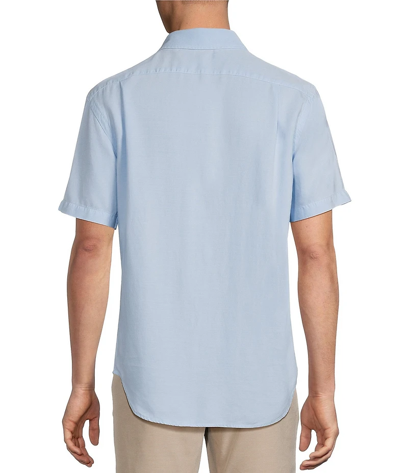 Cremieux Blue Label Garment Dyed Short Sleeve Woven Shirt
