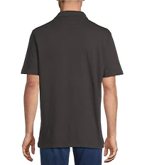 Cremieux Blue Label Garment Dyed Solid Short Sleeve Polo Shirt
