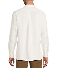 Cremieux Blue Label Garment Dyed Twill Long Sleeve Woven Shirt