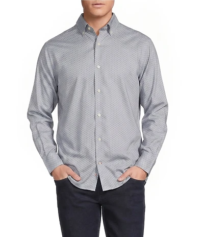 Cremieux Blue Label Geo Burst Long Sleeve Woven Shirt