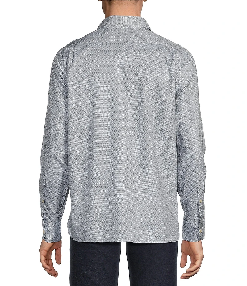 Cremieux Blue Label Geo Burst Long Sleeve Woven Shirt
