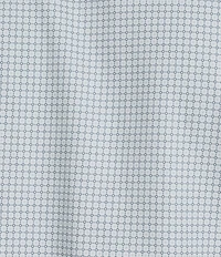 Cremieux Blue Label Geometric Diamond Print 70s Twill Long Sleeve Woven Shirt