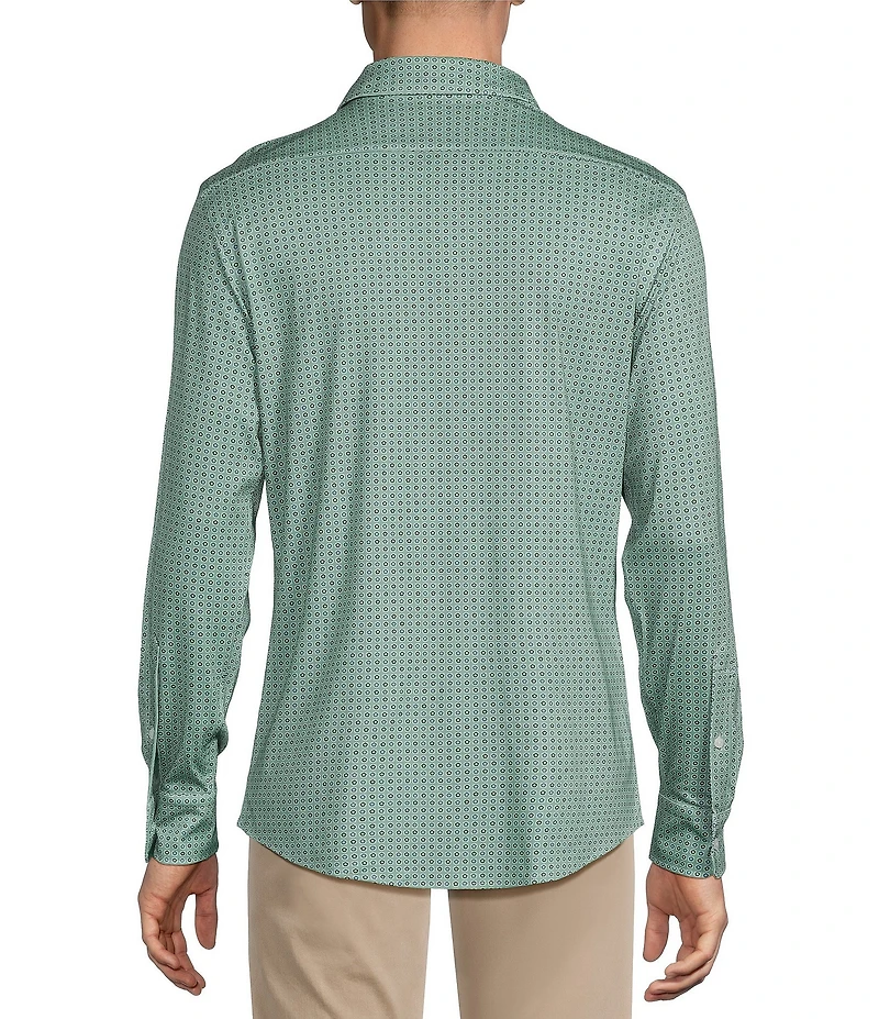 Cremieux Blue Label Geometric Interlock Cotton Shirt
