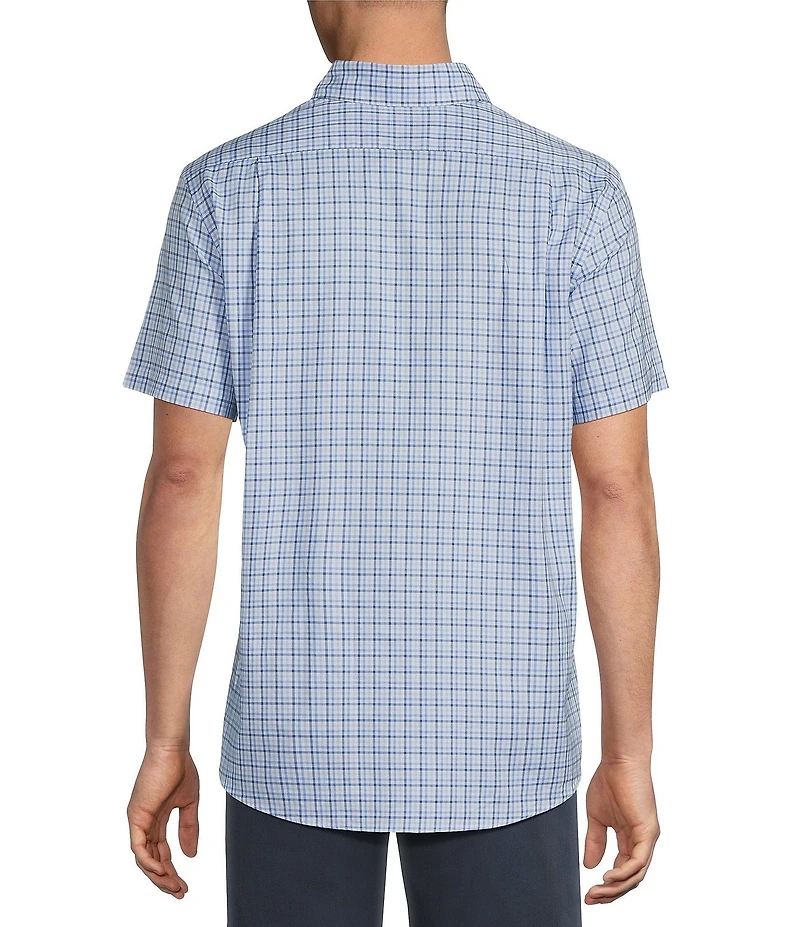 Cremieux Blue Label Gingham Oxford Short Sleeve Woven Shirt