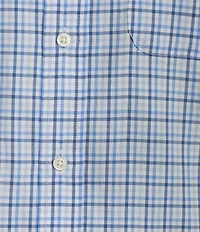 Cremieux Blue Label Gingham Oxford Short Sleeve Woven Shirt