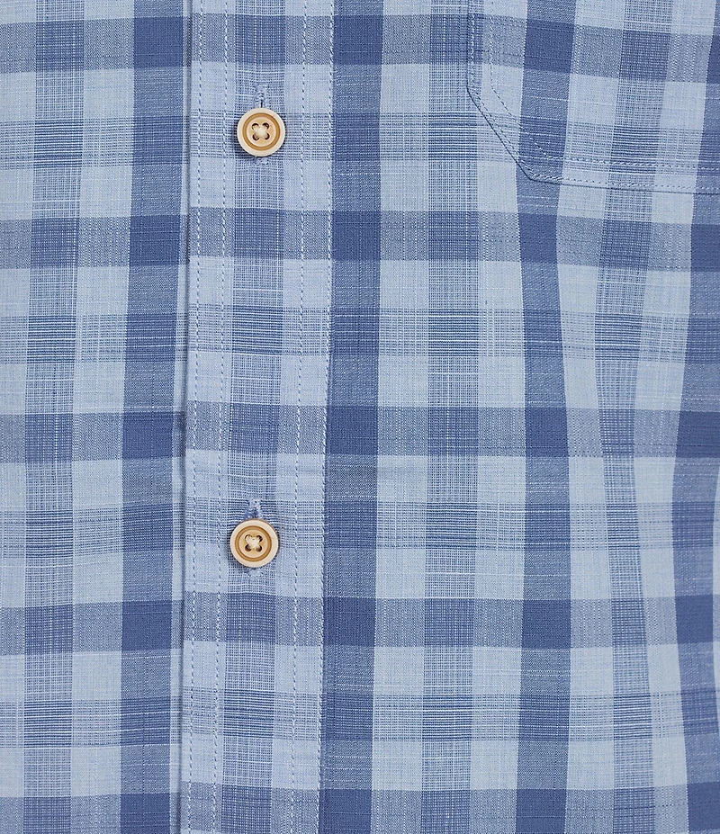 Cremieux Blue Label Gingham Short Sleeve Woven Shirt