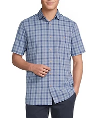 Cremieux Blue Label Gingham Short Sleeve Woven Shirt