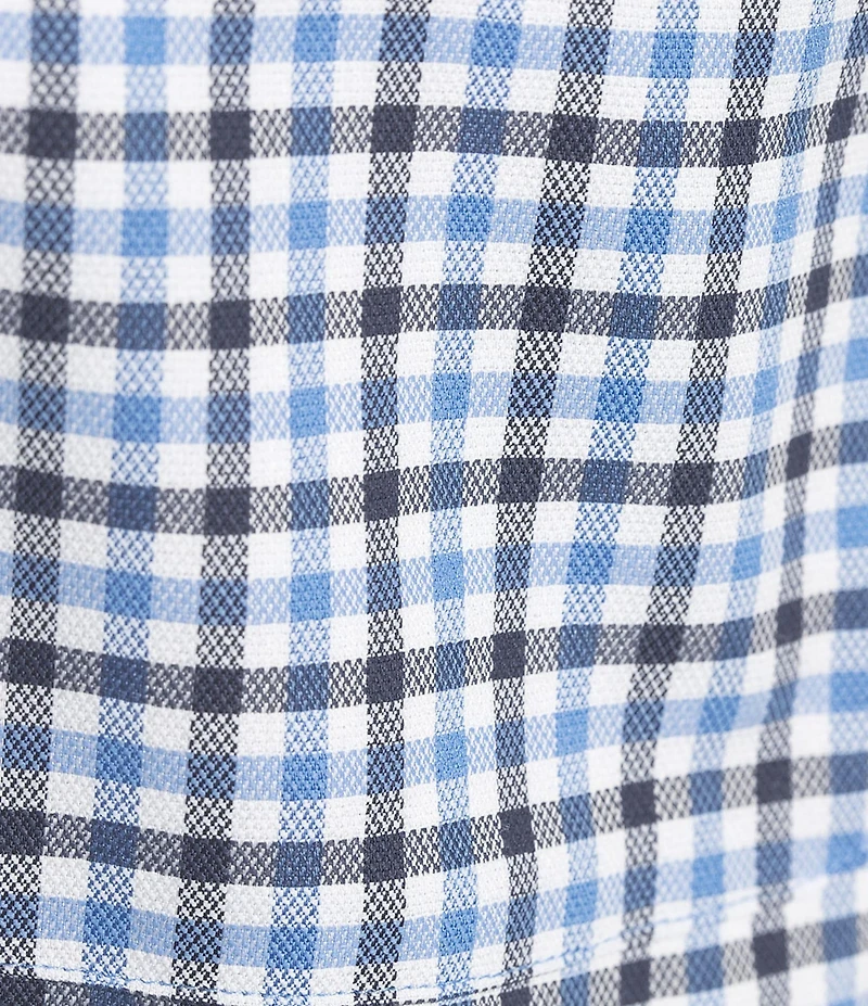 Cremieux Blue Label Grid Check BRRR Oxford Long Sleeve Woven Shirt