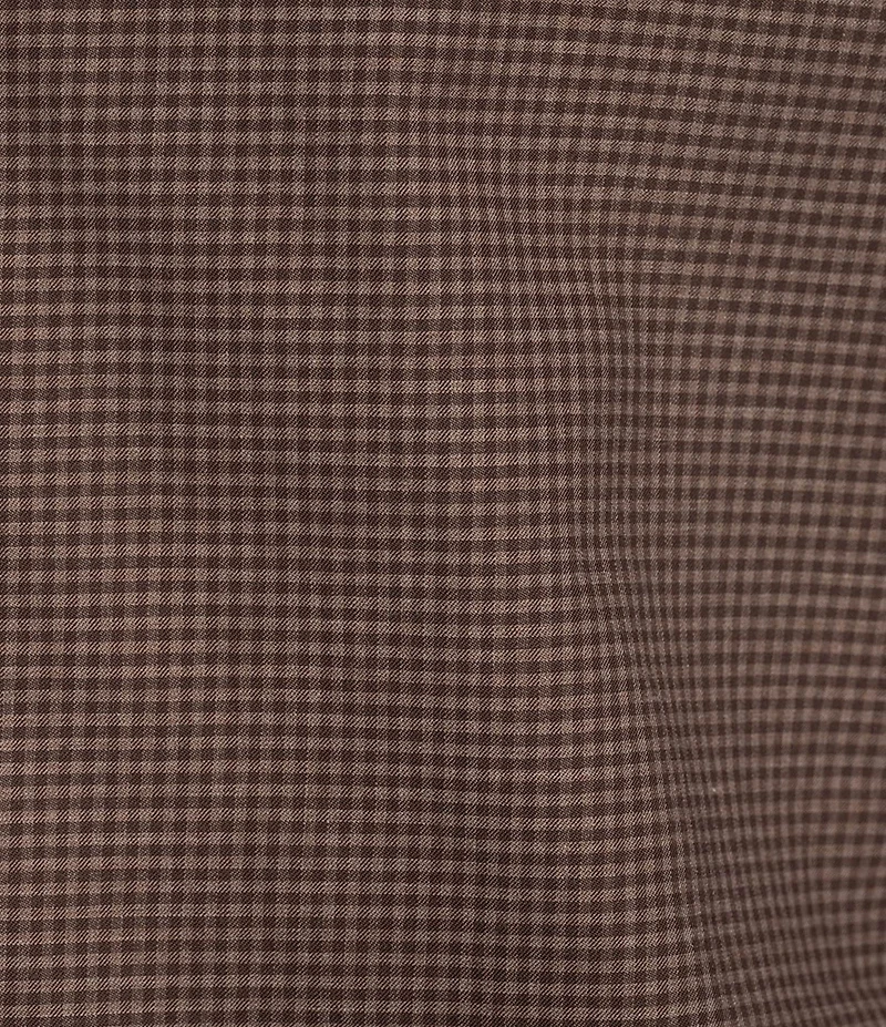 Cremieux Blue Label Heather Twill Check Long Sleeve Woven Shirt