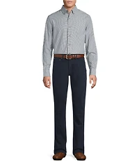 Cremieux Blue Label Heather Twill Check Long Sleeve Woven Shirt