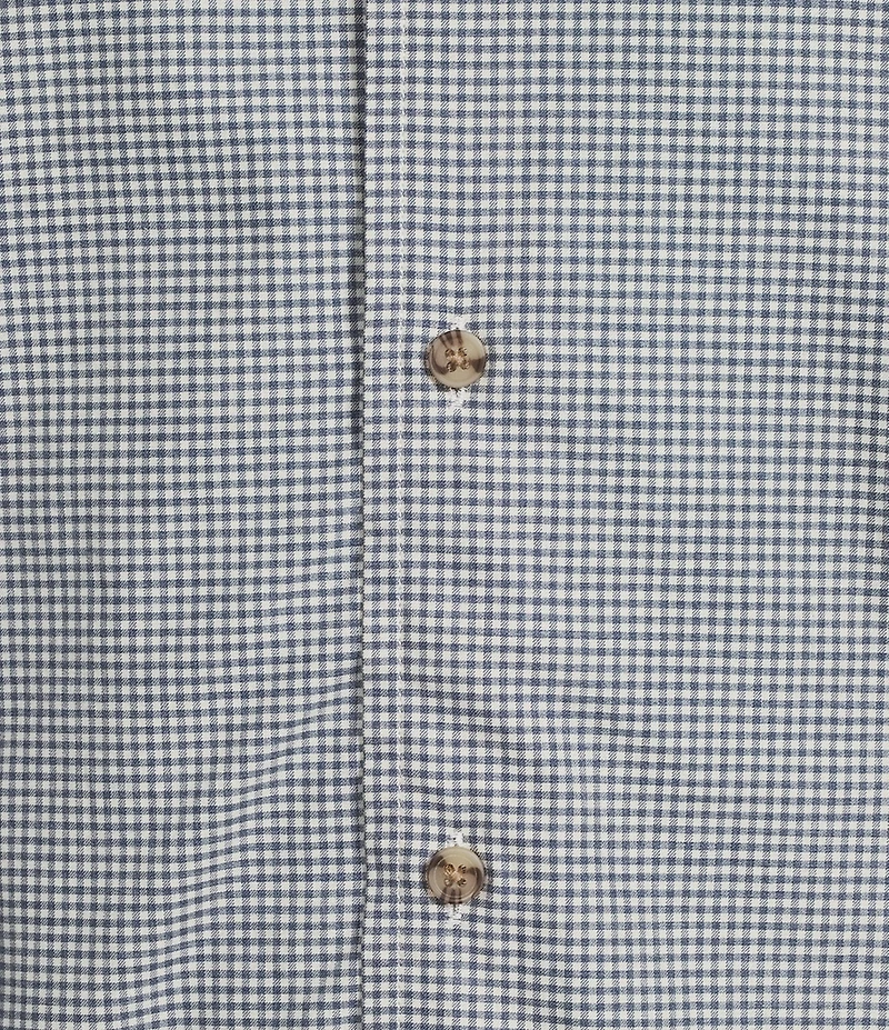 Cremieux Blue Label Heather Twill Check Long Sleeve Woven Shirt