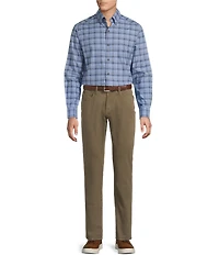 Cremieux Blue Label Heather Twill Long Sleeve Woven Shirt