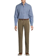 Cremieux Blue Label Heather Twill Long Sleeve Woven Shirt