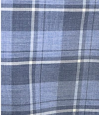 Cremieux Blue Label Heather Twill Plaid Long Sleeve Woven Shirt