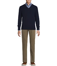 Cremieux Blue Label Heather Twill Plaid Long Sleeve Woven Shirt