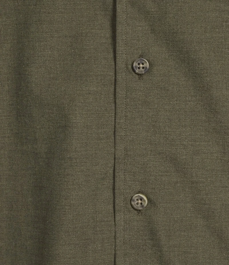 Cremieux Blue Label Heather Twill Solid Long Sleeve Woven Shirt