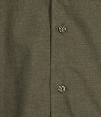 Cremieux Blue Label Heather Twill Solid Long Sleeve Woven Shirt