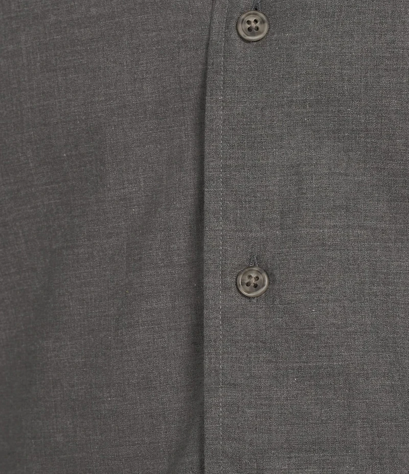 Cremieux Blue Label Heather Twill Solid Long Sleeve Woven Shirt