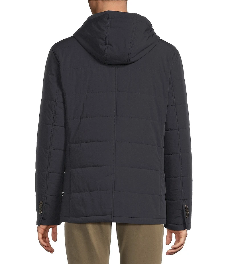 Cremieux Blue Label Herringbone Hooded Blazer Jacket