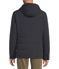 Cremieux Blue Label Herringbone Hooded Blazer Jacket