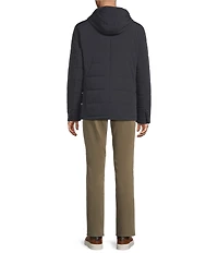 Cremieux Blue Label Herringbone Hooded Blazer Jacket