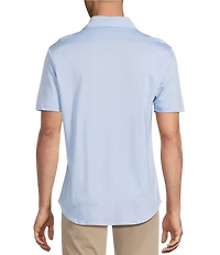 Cremieux Blue Label Interlock Coat Front Knit Shirt