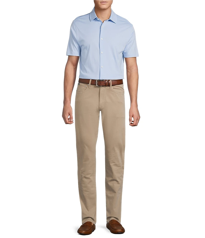 Cremieux Blue Label Interlock Coat Front Knit Shirt