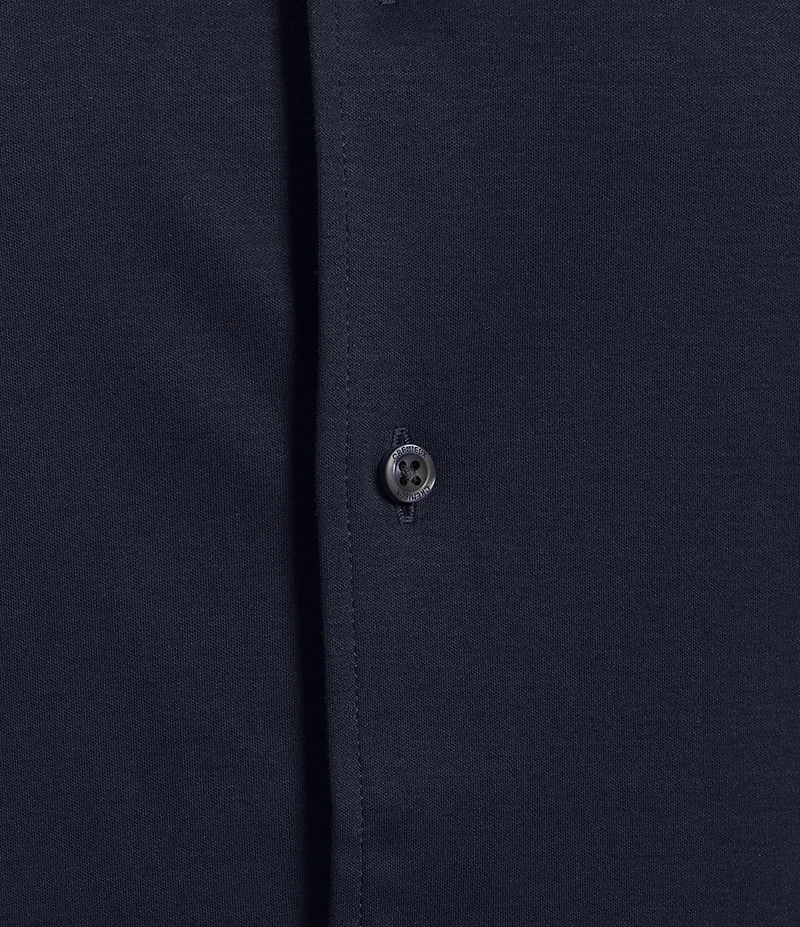 Cremieux Blue Label Interlock Coat Front Long Sleeve Knit Shirt