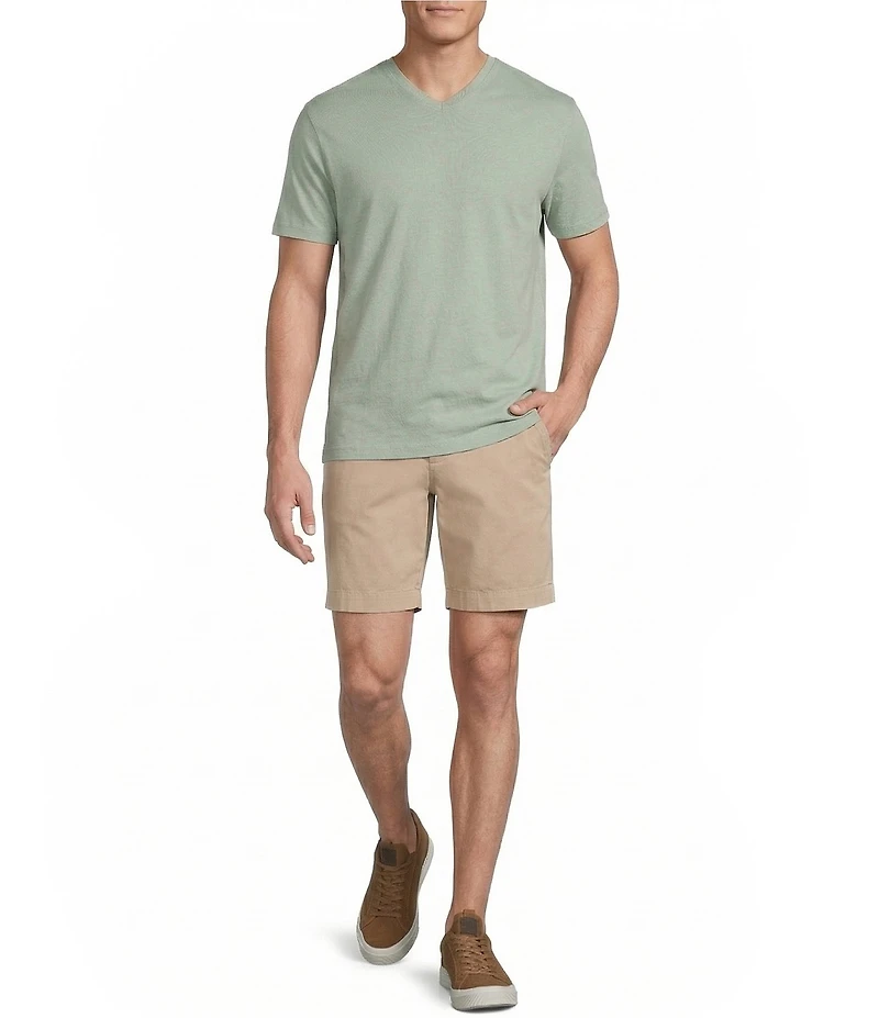 Cremieux Blue Label Jersey Knit Short Sleeve V-Neck T-Shirt