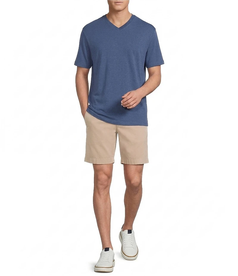 Cremieux Blue Label Jersey Knit Short Sleeve V-Neck T-Shirt
