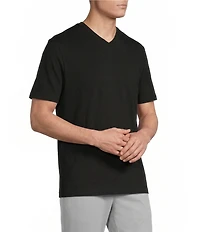 Cremieux Blue Label Jersey Knit Short Sleeve V-Neck T-Shirt