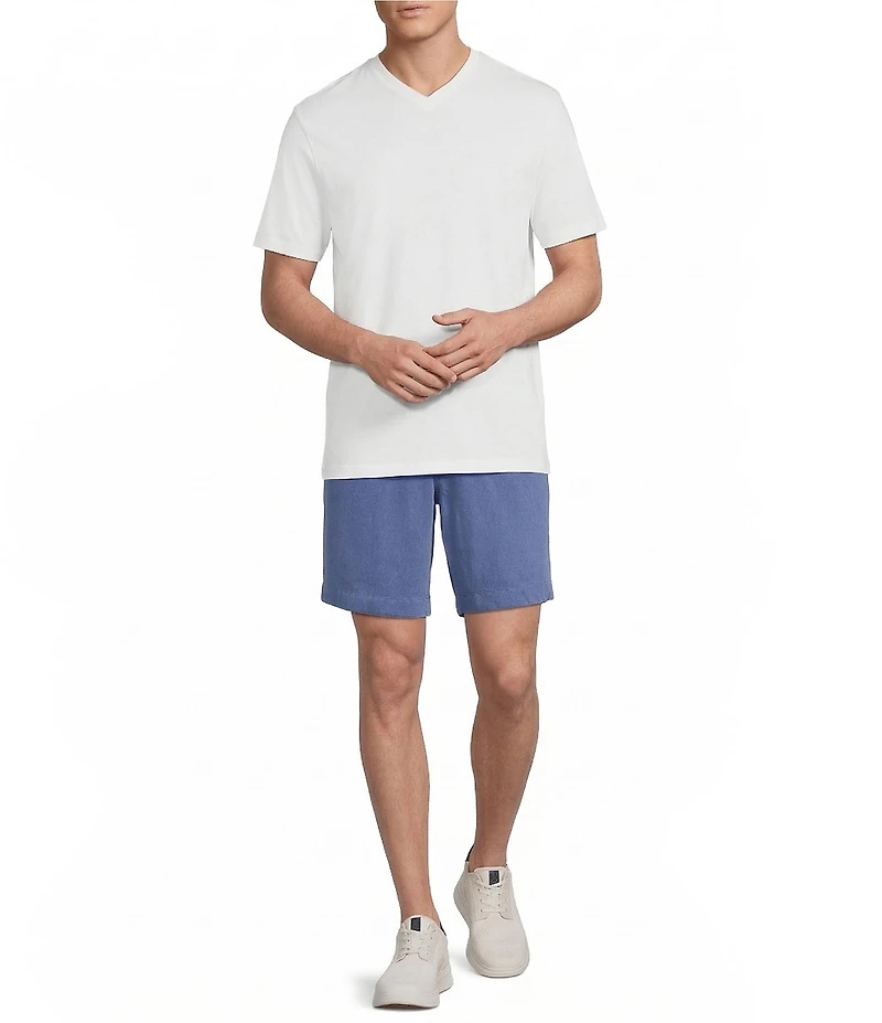 Cremieux Blue Label Jersey Knit Short Sleeve V-Neck T-Shirt