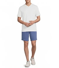Cremieux Blue Label Jersey Knit Short Sleeve V-Neck T-Shirt