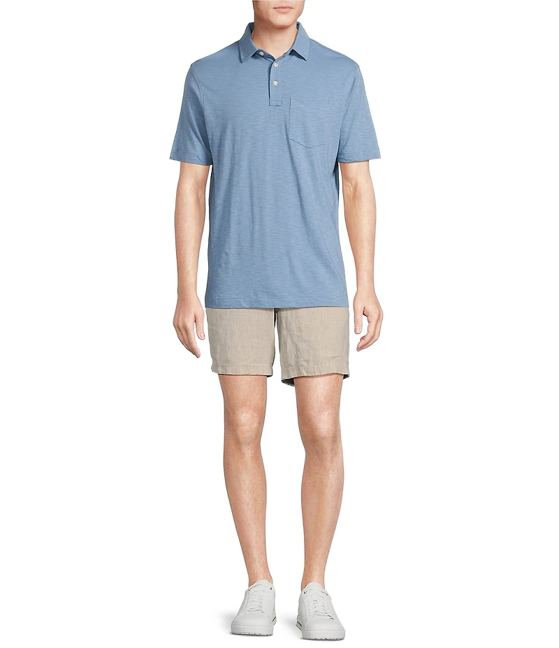 Cremieux Blue Label Key West Collection Solid Short Sleeve Polo Shirt