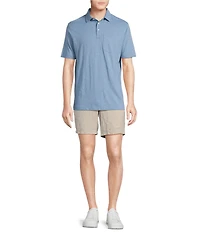 Cremieux Blue Label Key West Collection Solid Short Sleeve Polo Shirt