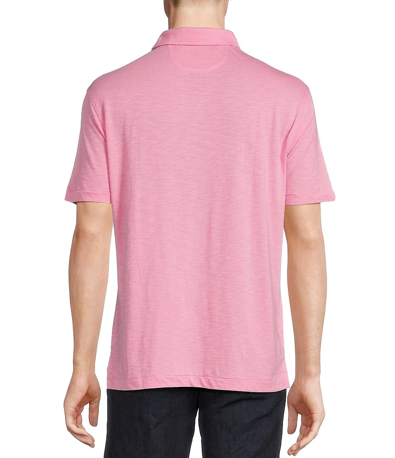 Cremieux Blue Label Key West Collection Solid Short Sleeve Polo Shirt